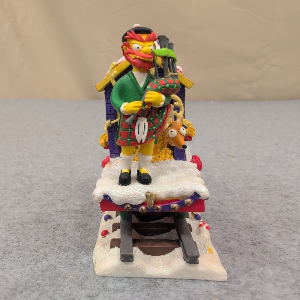 2004 The Simpsons Christmas Express A Cold Winter's Draft Groundskeeper Willie - Picture 2 of 5